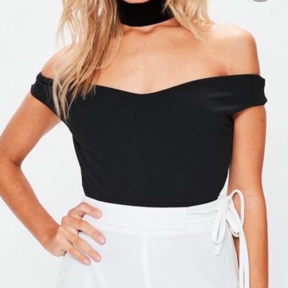 Missguided Black Bodysuit